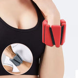 1/2Lbs Wrist Weights Yoga Fitness Exercise Triangle Silicone Adjustable Ankle Wrist Protector Weight Bracele Jogging Wristband