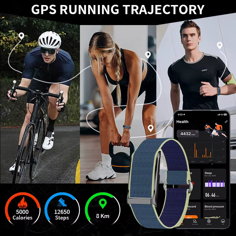 2025 Smart Band Watch Heart Rate Health Monitoring Pedometer Sport Fitness Tracker Electronic Bracelet Men Smartwatch Women