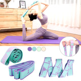 Slimming Resistance Band Yoga Auxiliary Stretching Belt Adult Latin Training Elastic Bands Beginner Pilates Multi-Functional Hot